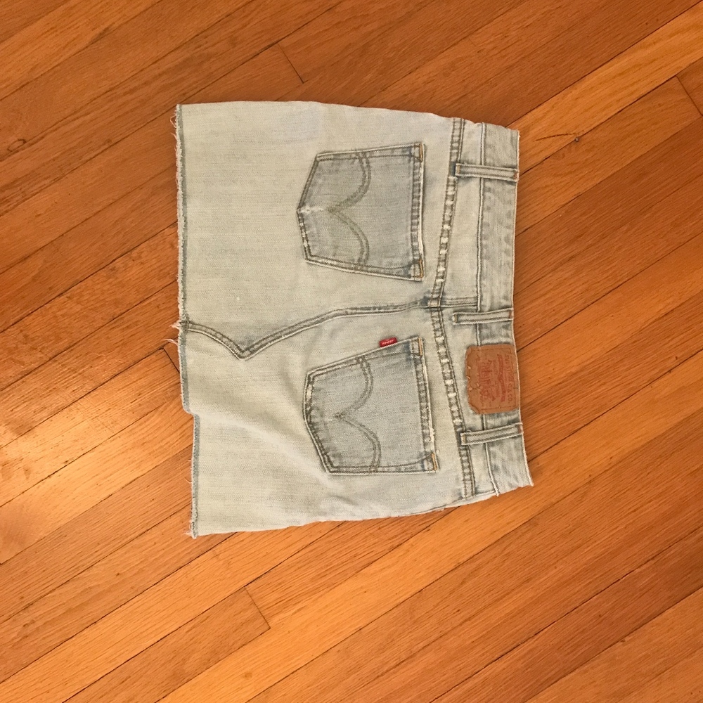 Denim Mini Skirt